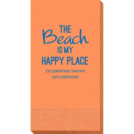 The Beach is My Happy Place Guest Towels